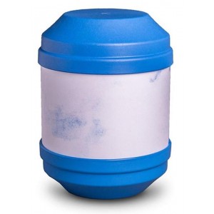 Biodegradable Cremation Ashes Urn with Writable Surface (Blue)